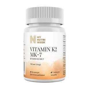 My Nutri Week Vitamin K2 MK-7 100 mcg (60 caps)