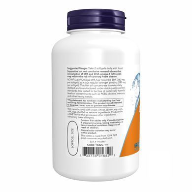 Super Omega EPA 1200mg 360/240 - 120 sgels
