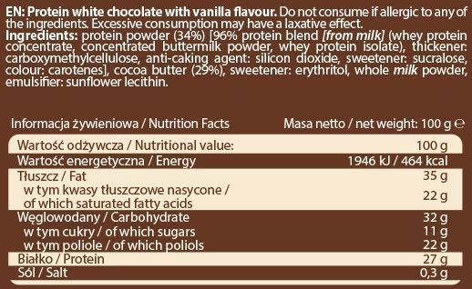 Protein Chocolate - 100g Milk Flavour