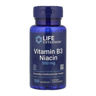 Vitamin B3 Niacin 500 mg - 100 caps