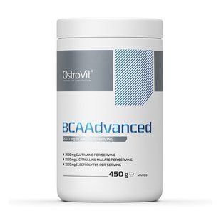 OstroVit BCAAdvanced амінокислоти порошок 450 g зелене яблуко