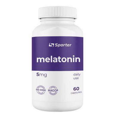 Мелатонин Sporter Melatonin 5мг 60 капс