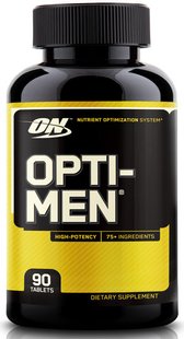 Витамины для мужчин Optimum Nutrition Opti-men 90 табл