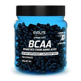 Evolite Nutrition BCAA 2:1:1 Xtreme амінокислоти капсули 300 caps