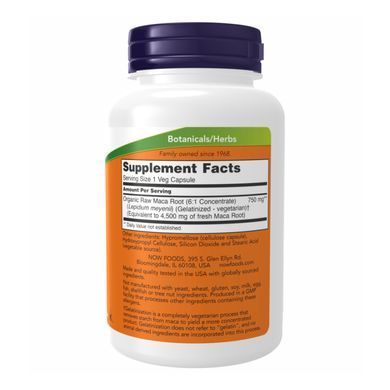 Maca 750mg - 90 vcaps