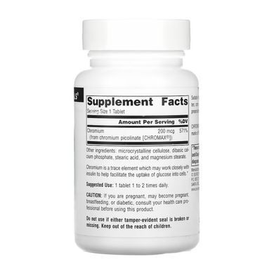 Chromium Picolinate 200 mcg, Yeast Free - 240 tabs