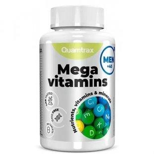 Витамины для мужчин QUAMTRAX Mega Vitamins for Men 60 таблеток