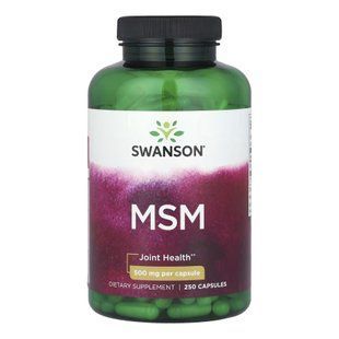 MSM 500mg - 250 caps