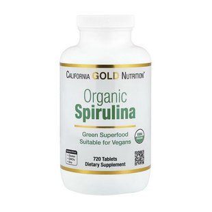 California Gold Nutrition Organic Spirulina (720 tab)