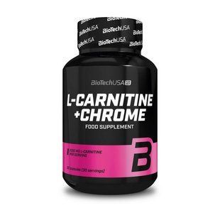 Жироспалювач BioTech - L-Carnitine + Chrome - 60 капсул