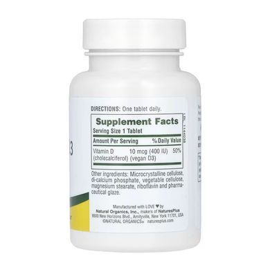 Vitamin D3 400IU - 90 tabs