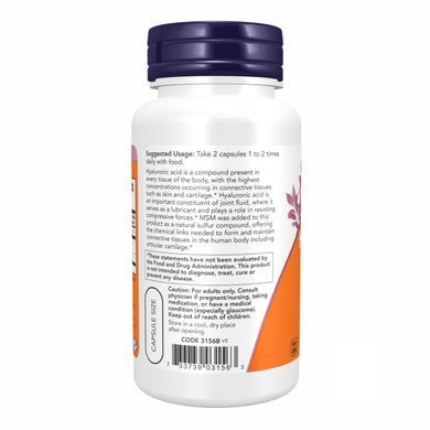 Hyaluronic Acid 50 mg - 60vcaps