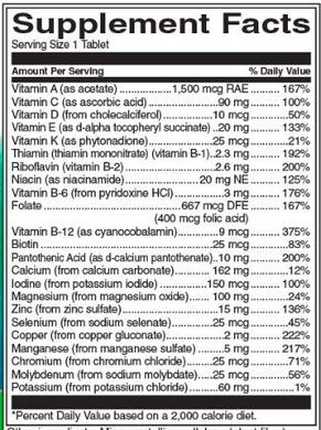 Multi whithout Iron - Geromulti 100 tabs