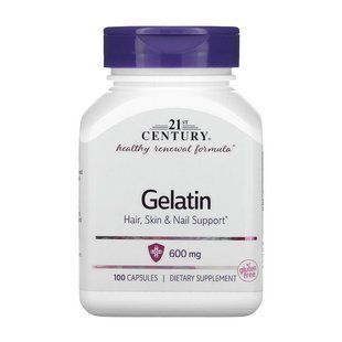 21st Century Gelatin 600 mg (100 caps)