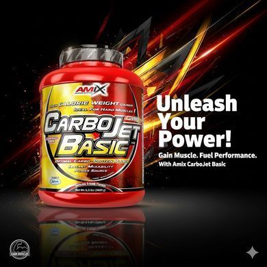 Гейнер Amix Nutrition CarboJet Basic для набору маси, 3 кг