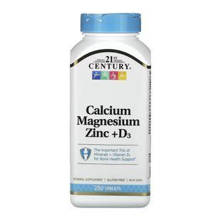 Calcium Magnesium Zinc +D3 - 250 tabs