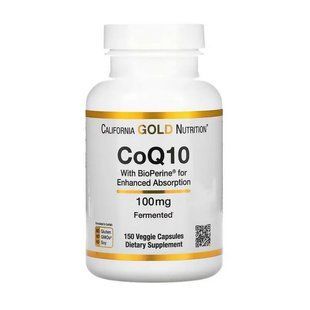 California Gold Nutrition CoQ10 100 mg (150 veg caps)