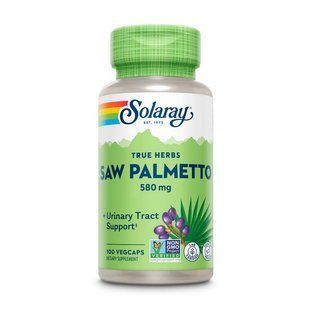 Solaray Saw Palmetto berry extract 580 mg (100 veg caps)