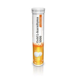 Жироспалювач Olimp - Gold L-karnityna 1000 + chrom - 20 таб, orange