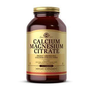 Solgar Calcium Magnesium Citrate (250 tabs)