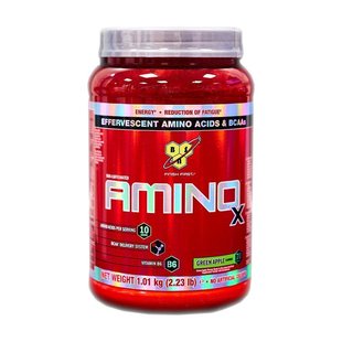 Аминокислота BCAA для спорта BSN Amino X 1010 g 70 servings Зеленое Яблоко