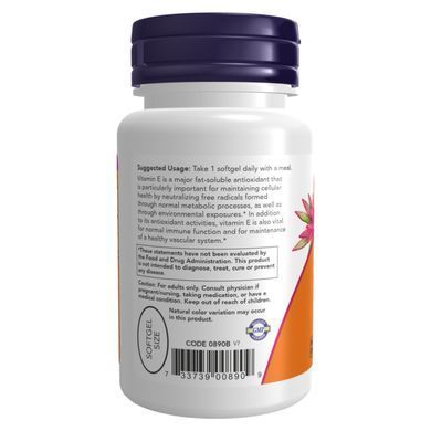 E-400 Mixed Tocopherols - 100 sgels