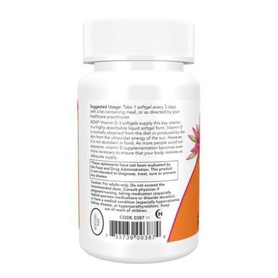 VIT D-3 10,000 IU - 30 sgels