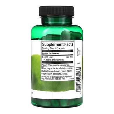 Senna Leaf 500mg - 100 сaps