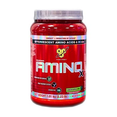 Аминокислота BCAA для спорта BSN Amino X 1010 g 70 servings Зеленое Яблоко