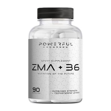 Витамины и минералы Powerful Progress ZMA+B6, 90 капсул