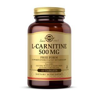 Амінокислота Solgar - L-Carnitine - 500 мг, 60 таблеток