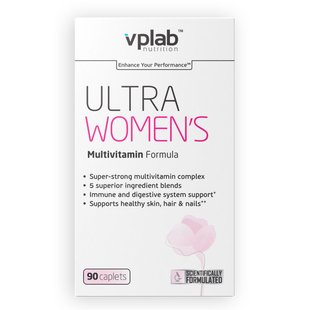 Женский витаминно-минеральный комплекс VPlab Ultra Womens 90 таб