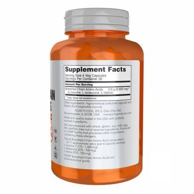 Branched-Chain Amino Acids - 240 vcaps