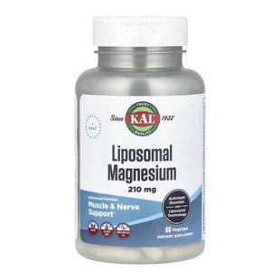 Liposomal Magnesium 210mg - 60 vcaps