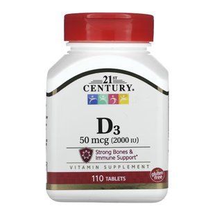 D3 50 mcg (2000 IU) - 110 tabs