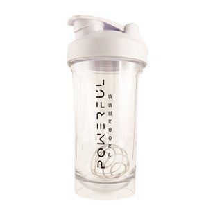 Powerful Progress Shaker With Metall Ball (500 ml, white)