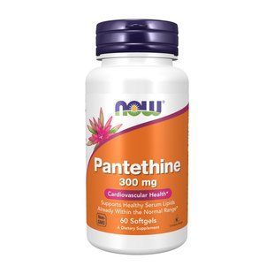 NOW Pantethine 300 mg (60 softgels)