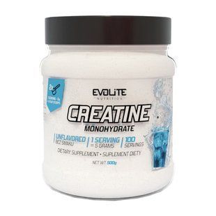 Evolite Nutrition Creatine Monohydrate (500 g, unflavoured)