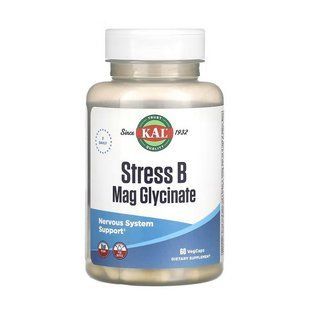 KAL Stress B Mag Glycinate (60 veg caps)