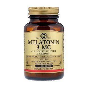 Solgar Melatonin 3 mg (120 nuggets)