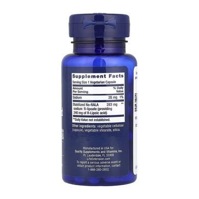 Super R-Lipoic Acid 240 mg - 60 vcaps
