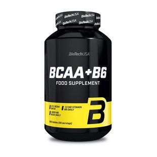 BioTech BCAA + B6 амінокислоти в таблетках 200 tabs