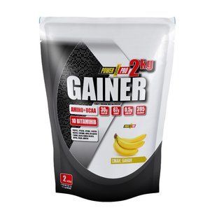 Power Pro Gainer + Amino + BCAA (2 kg, банан)