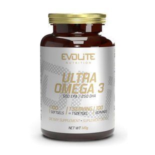 Evolite Nutrition Ultra Omega 3 500/250 (100 sgels)