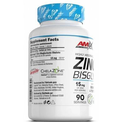Amix Performance Zinc Bisglycinate - 90 веган капс