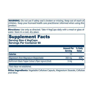 Magnesium Glycinate 350mg - 120 vcaps