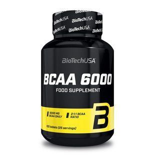 BioTech BCAA 6000 амінокислоти в таблетках 100 таблеток
