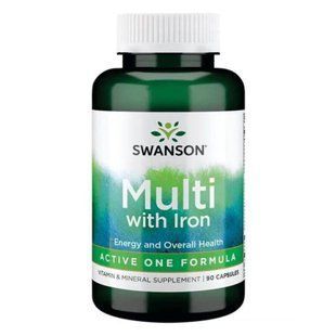 Multi whith Iron Active One Formula - 90 caps
