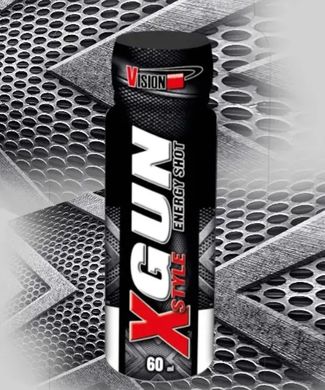 Pump X-GUN Energy Shot 60 ml (Red fruit)