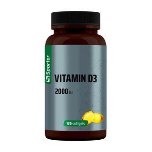 Sporter Vitamin D3 2000 IU (120 sgels)